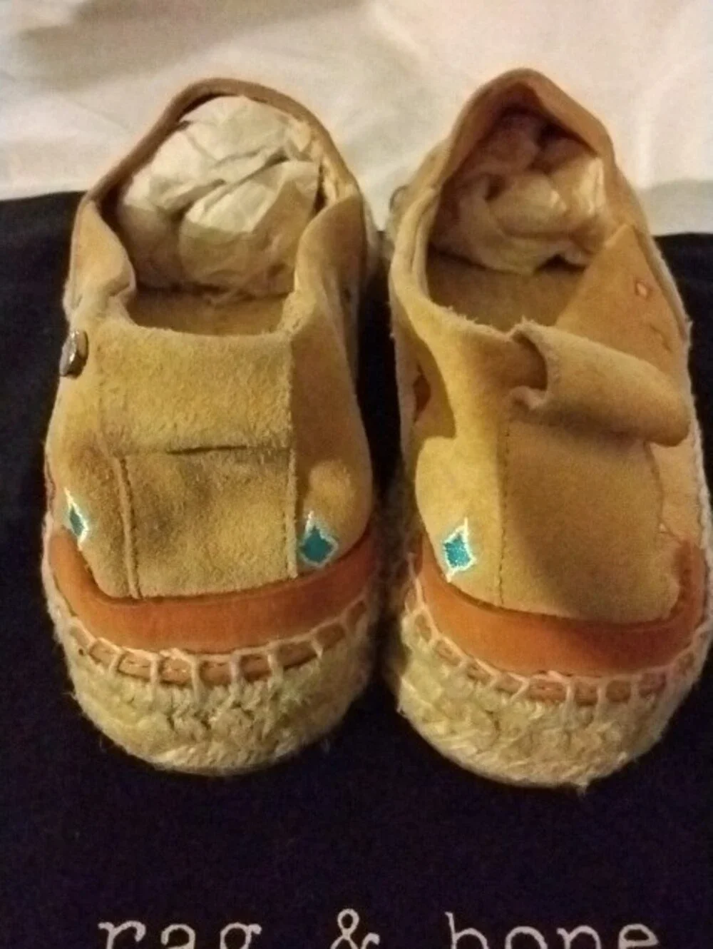 rag & bone suede slip